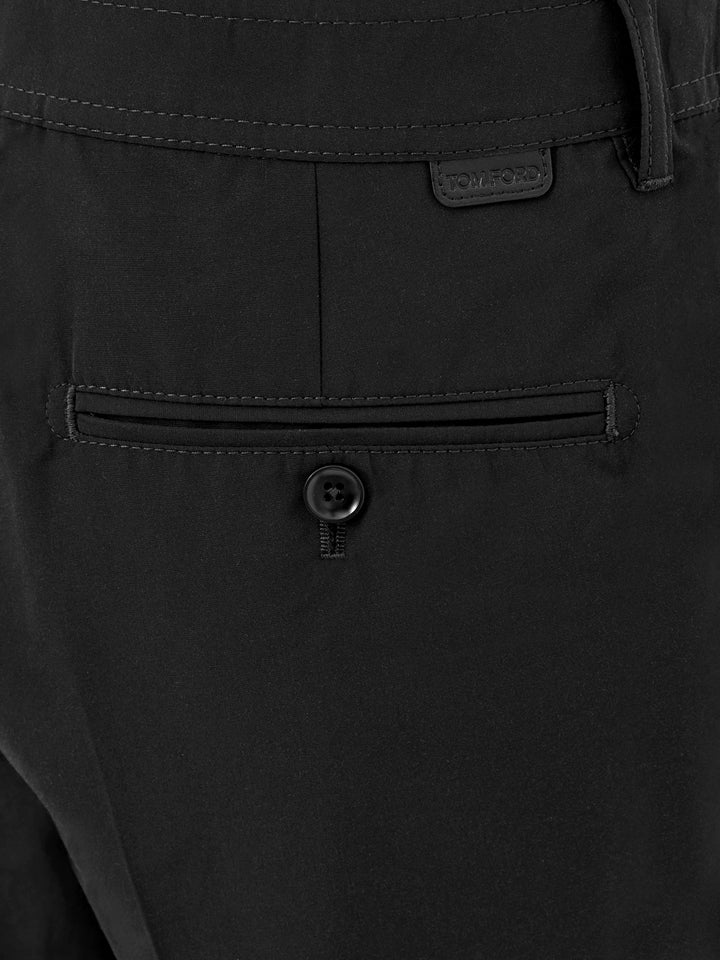Pantalone Shorts in Tessuto Tecnico Nero Tom Ford