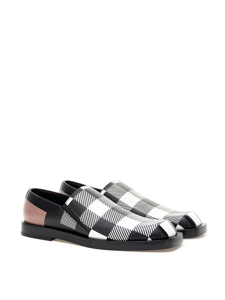 Burberry checked loafer