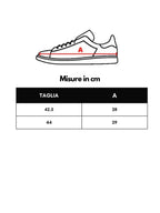 Low-Top Sneakers Bordeaux e Beige DNA Dolce & Gabbana