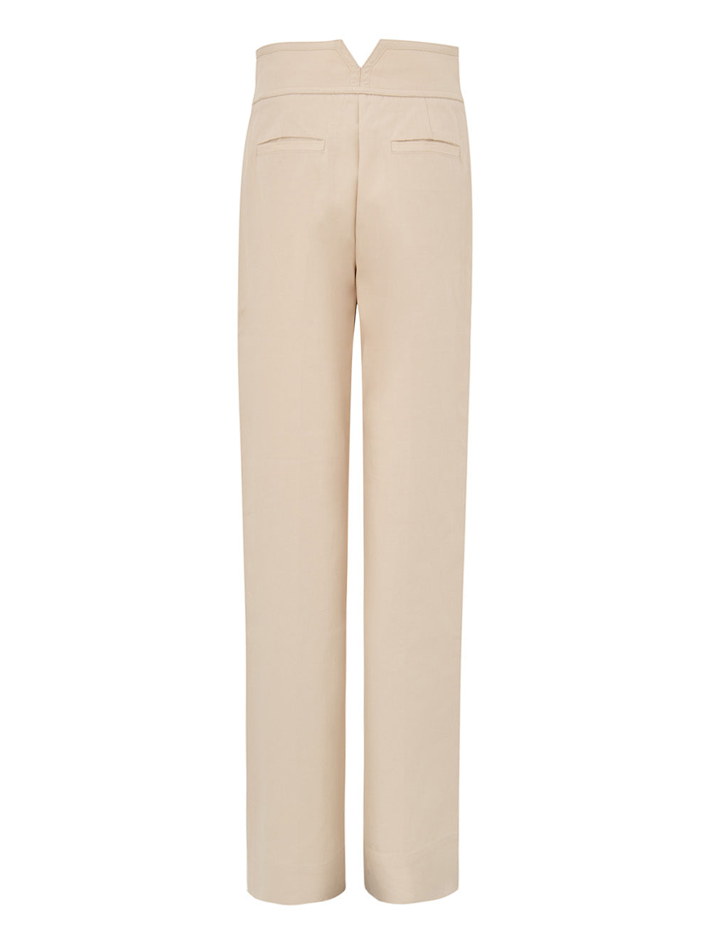 Pantaloni Cipria con Fascia in Vita Cult Gaia