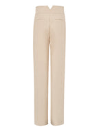 Pantaloni Cipria con Fascia in Vita Cult Gaia