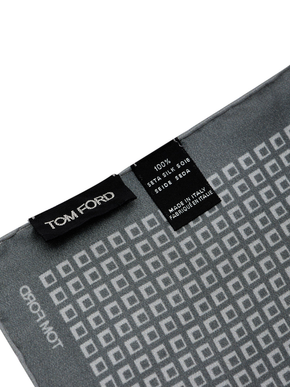 Fazzoletto da Taschino in Seta Verde Tom Ford