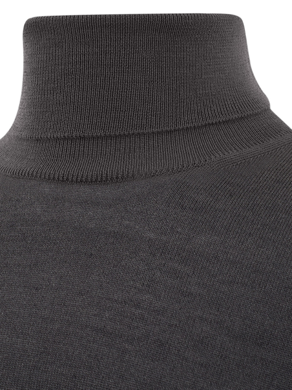 Jersey Ferrante cuello vuelto gris antracita