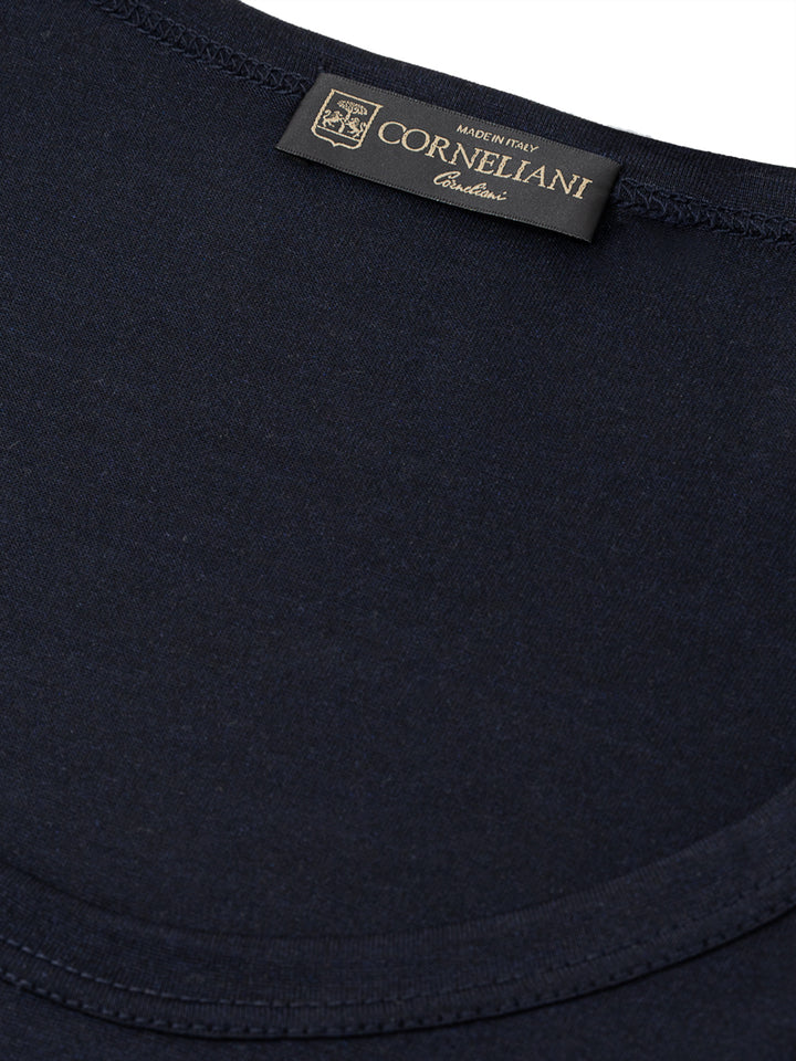 Corneliani Long Sleeve Silk T-shirt