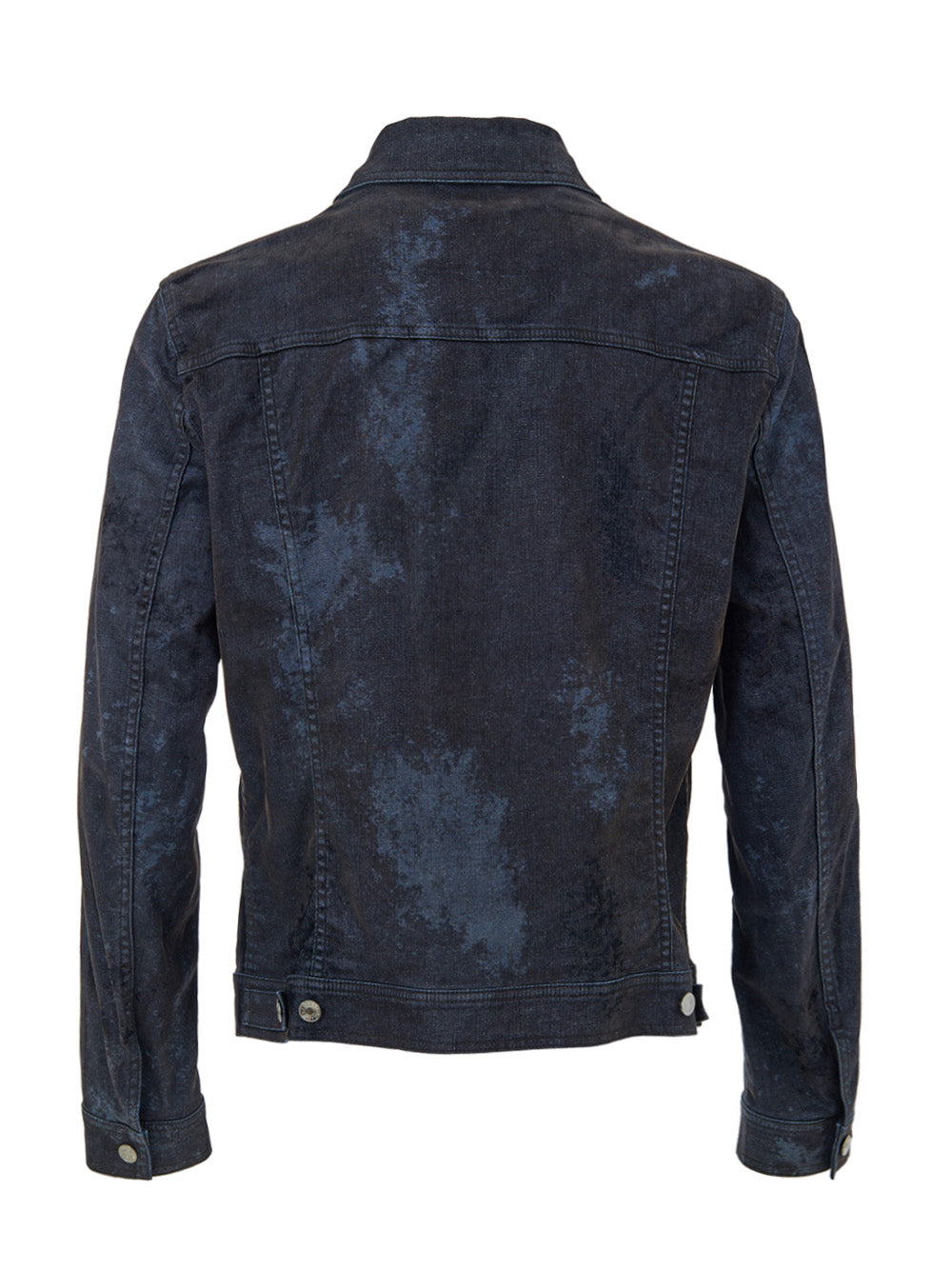 Giubbino Effetto Spalmato in Grigio Scuro Dolce & Gabbana