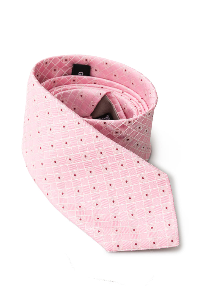 Corbata de seda rosa Giorgio Armani