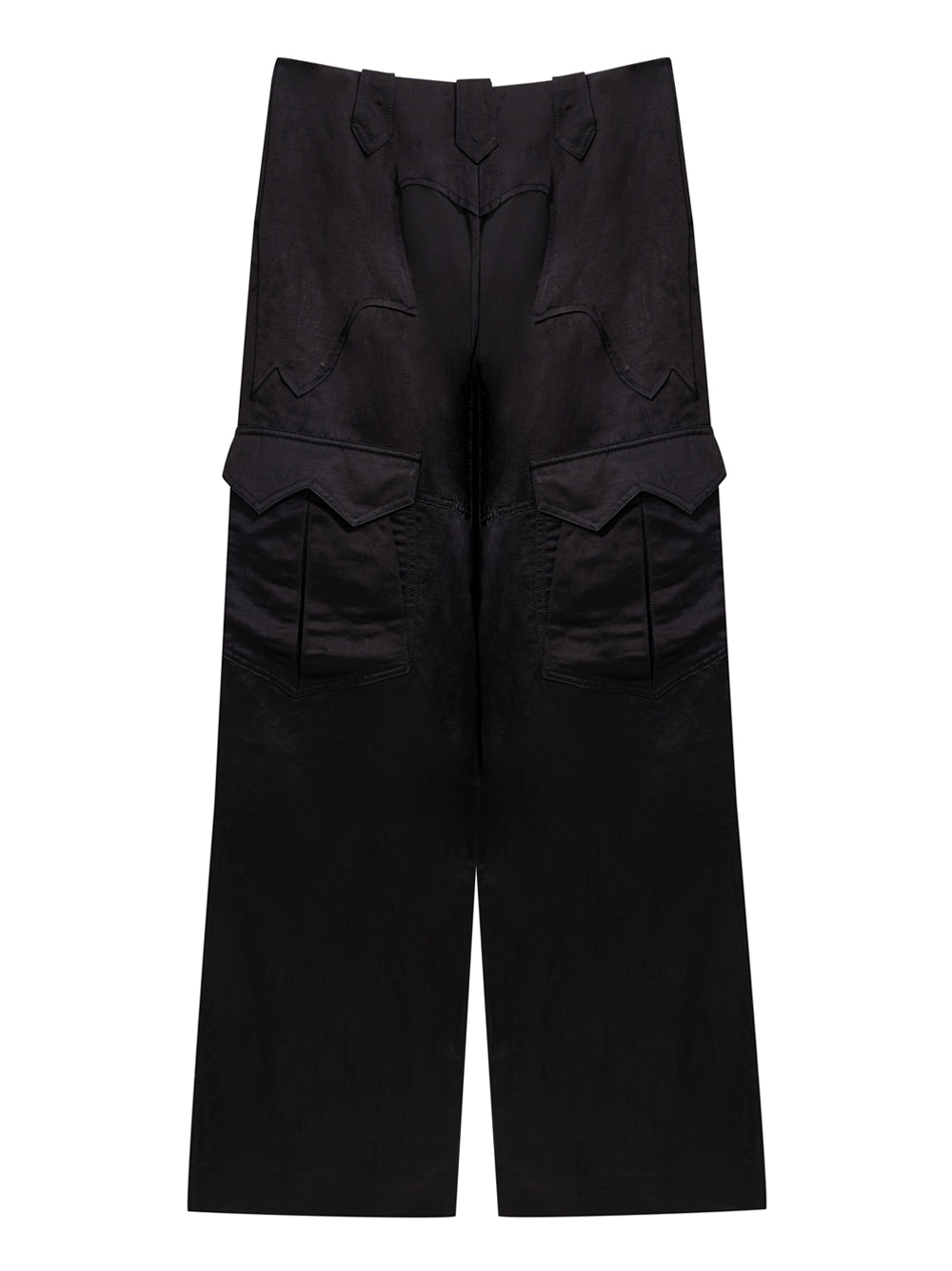 Pantalone Cargo in Viscosa Nera Tom Ford