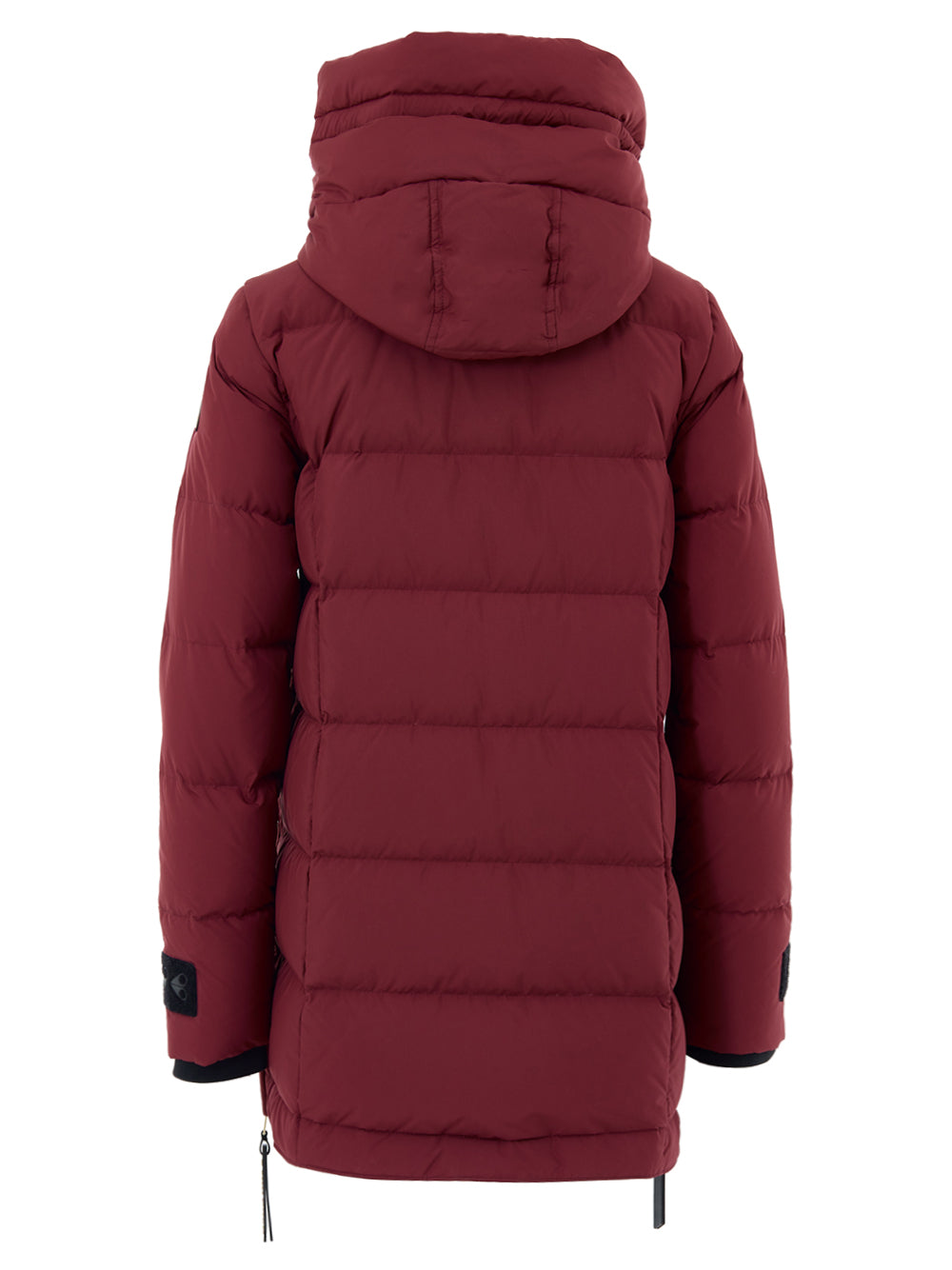 Piumino Bordeaux Imbottito con Zip Gold Moose Knuckles