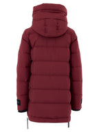 Piumino Bordeaux Imbottito con Zip Gold Moose Knuckles