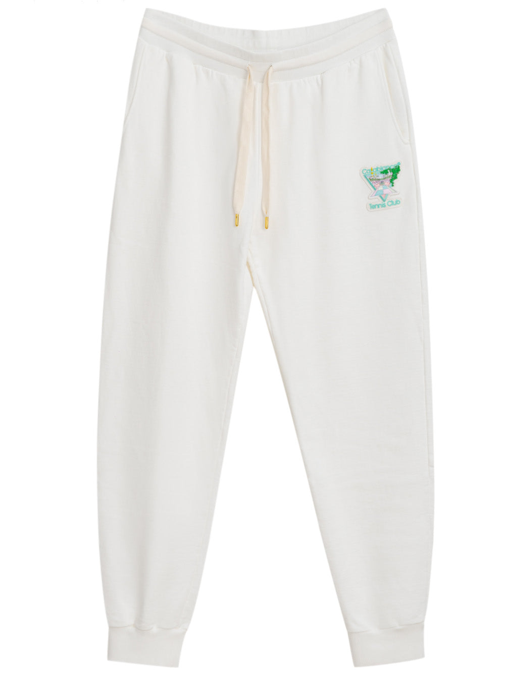 Joggers Tennis Club Icon bianchi con ricami Casablanca