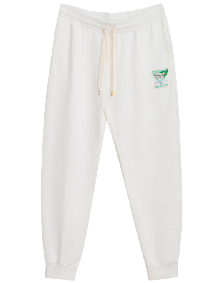 Pantalon de jogging Tennis Club Icon blanc avec broderie Casablanca