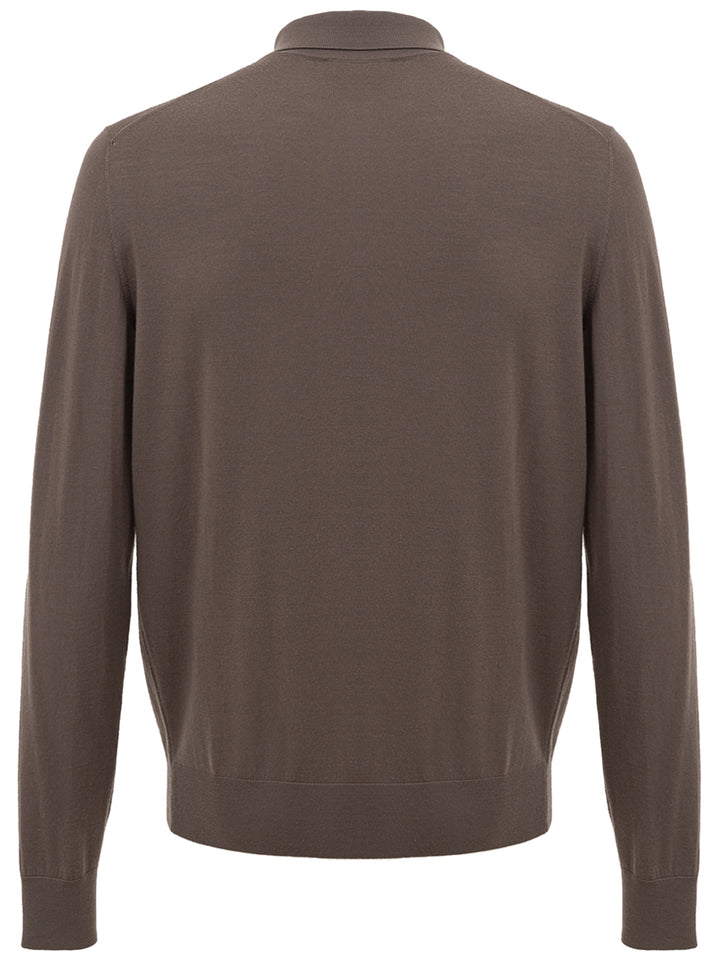 Brioni Long Sleeve Polo Shirt