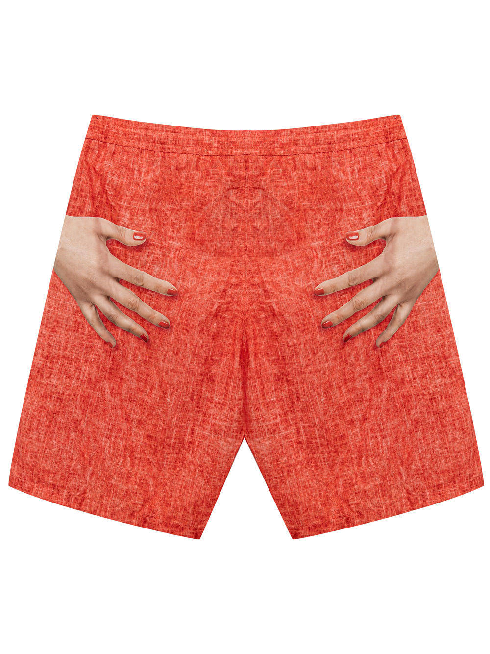 Costume Boxer con Stampa Mani Isaia