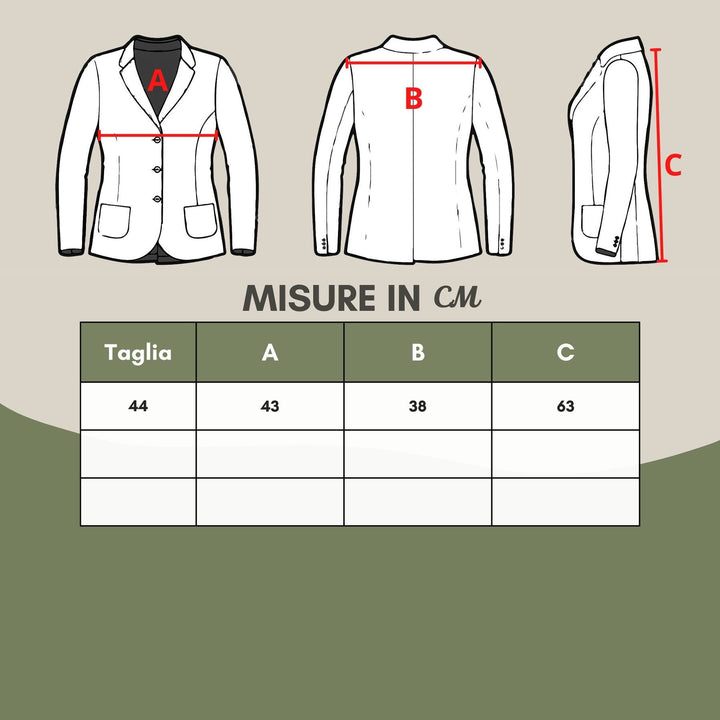 Double-breasted jacket with rouches