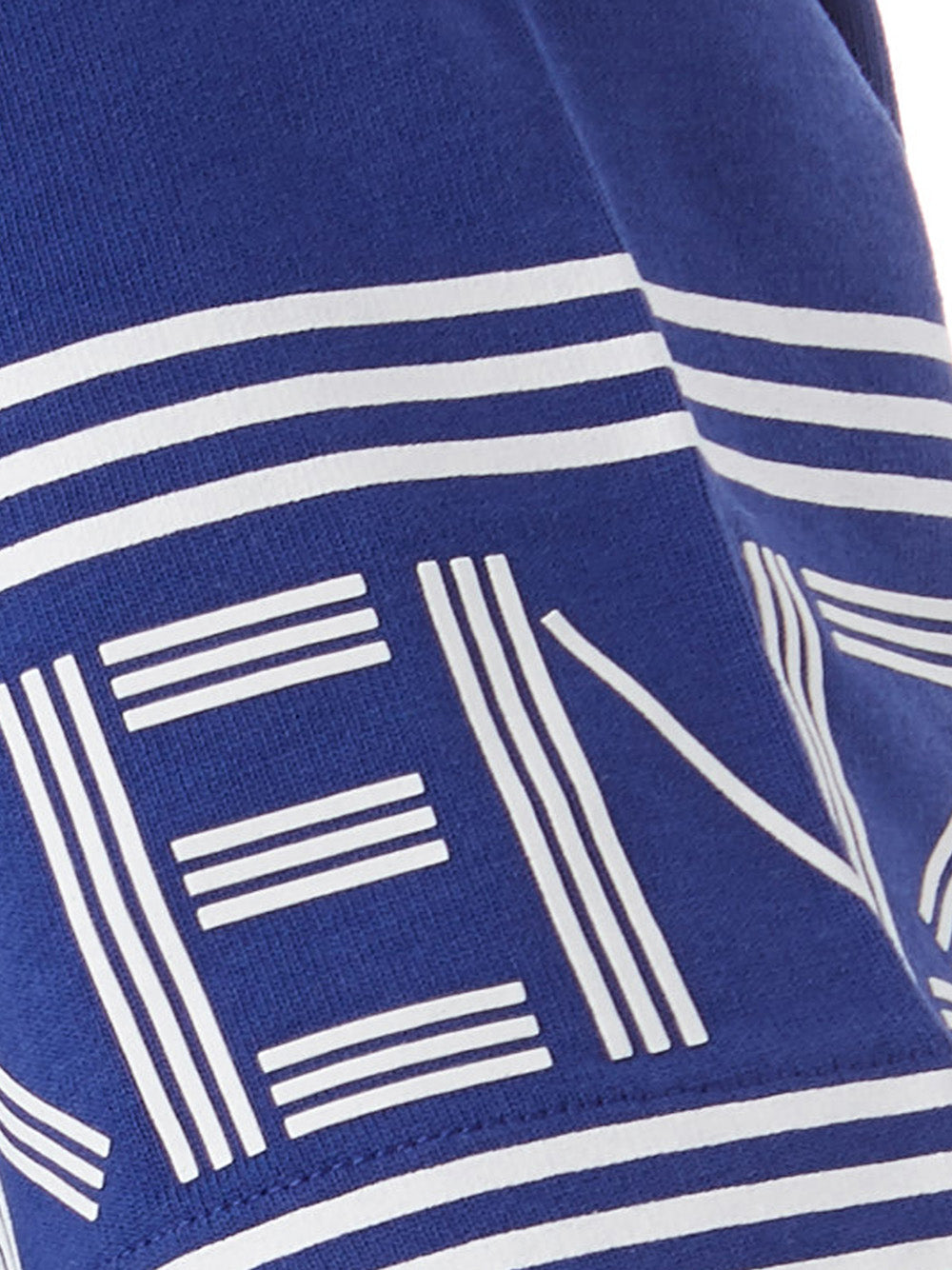 Kenzo T-shirt en coton bleu électrique