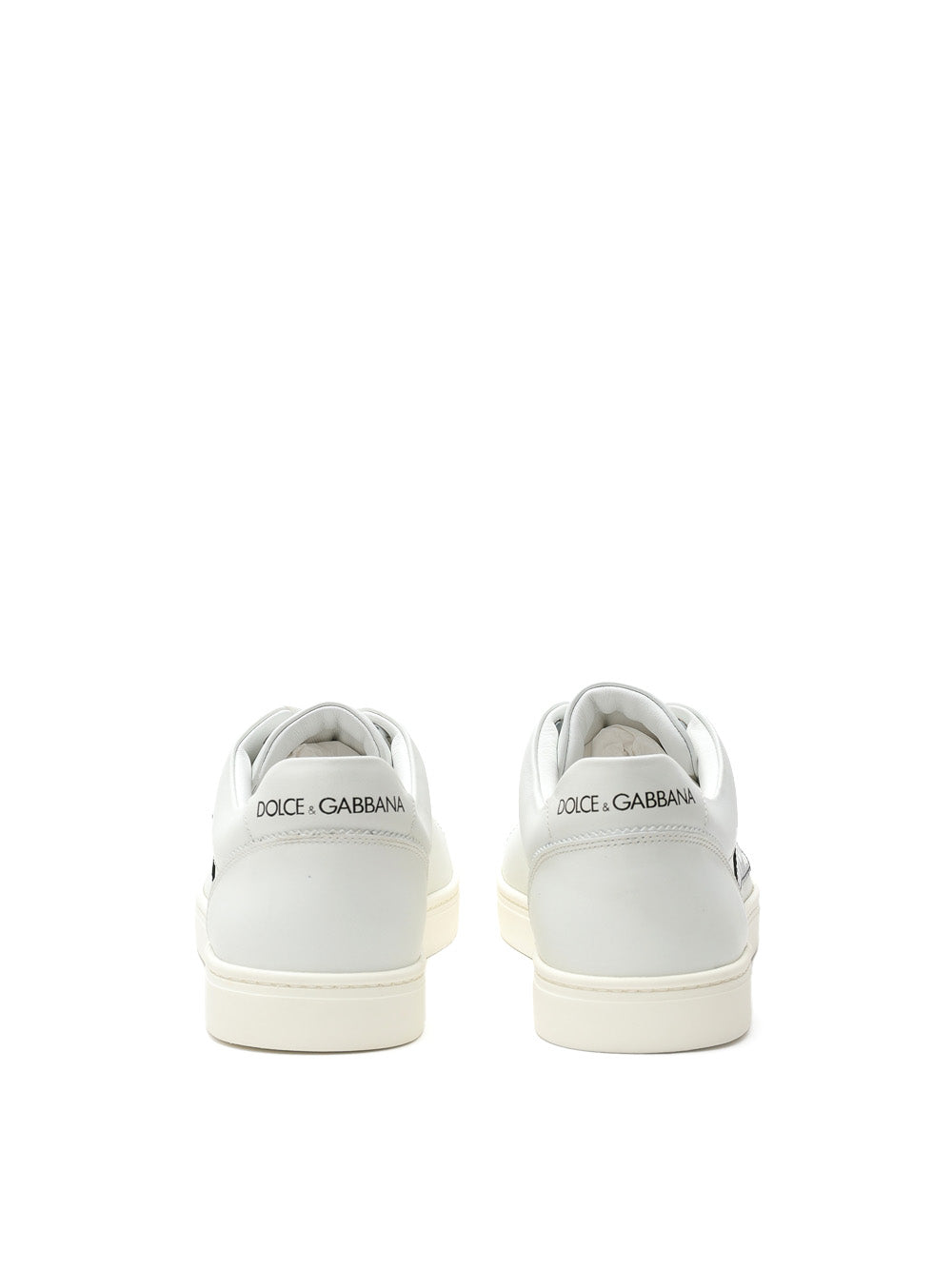 Sneakers Bassa in Pelle Bianca 'Prince' Dolce & Gabbana