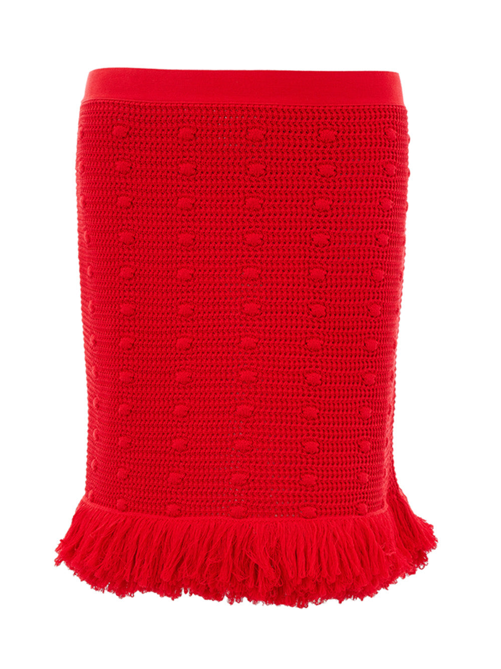 Bottega Veneta Pom Pom Knitting Skirt