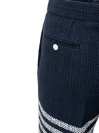 Pantalone in Tweed blu Thom Browne