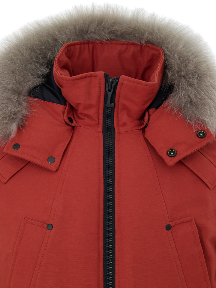 Giubbino Bomber Blu Imbottito Moose Knuckles