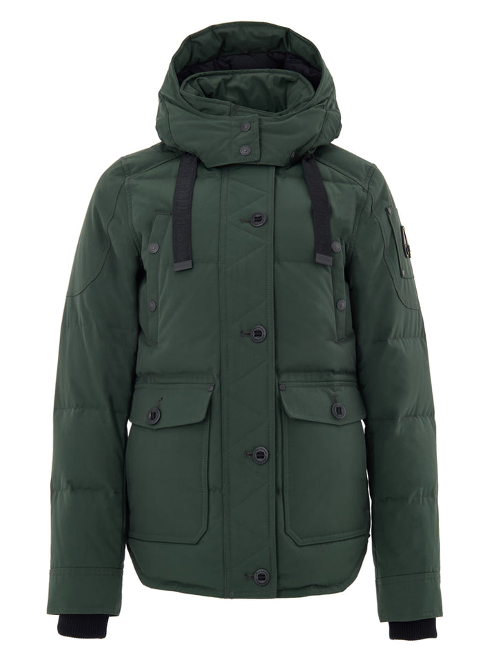 Field Jacket Imbottita in Verde Moose Knuckles