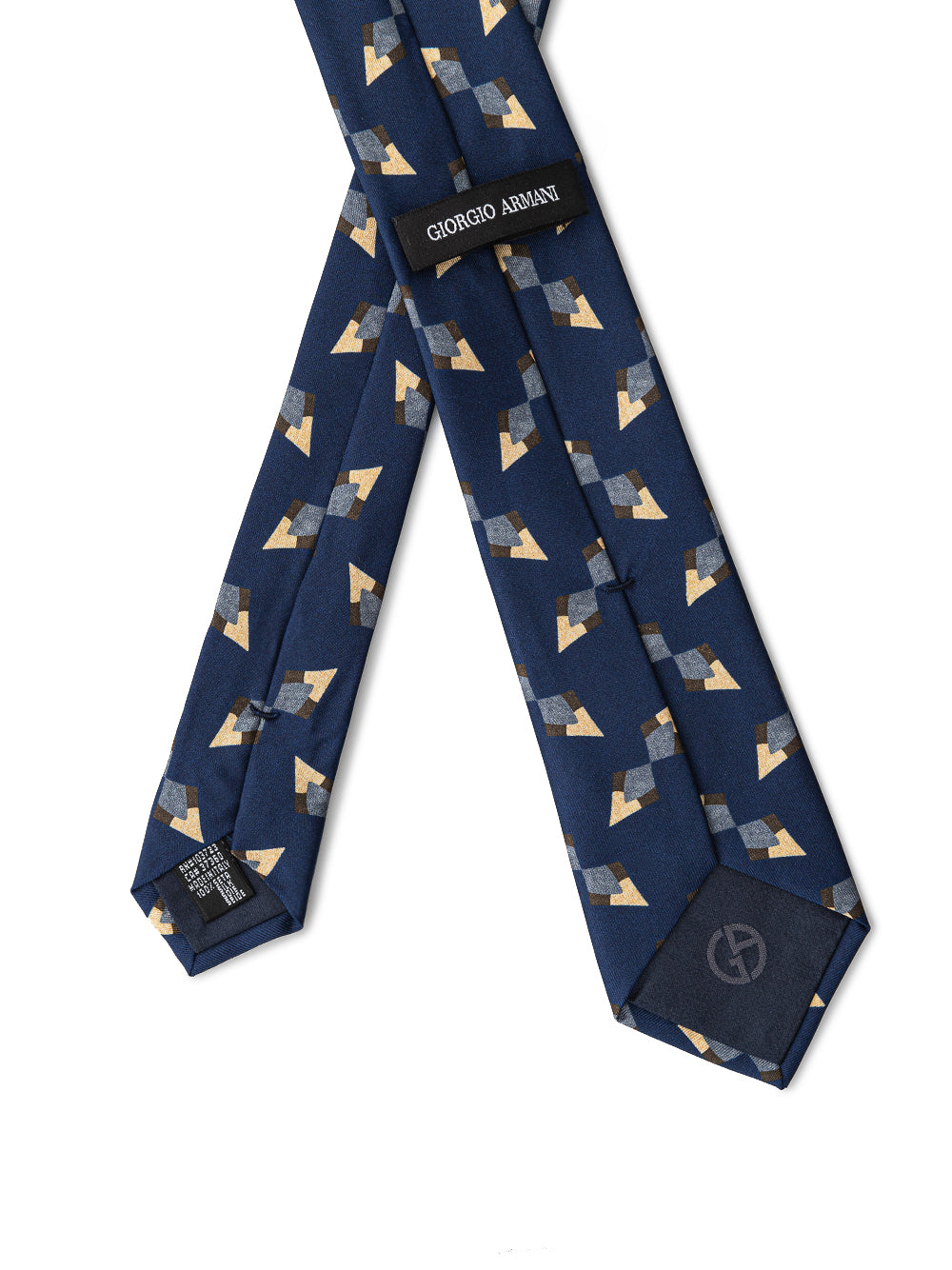 Giorgio Armani Blue Silk Tie