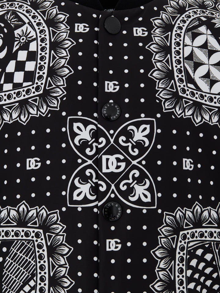 Giubbino Bomber Stampato Dolce & Gabbana