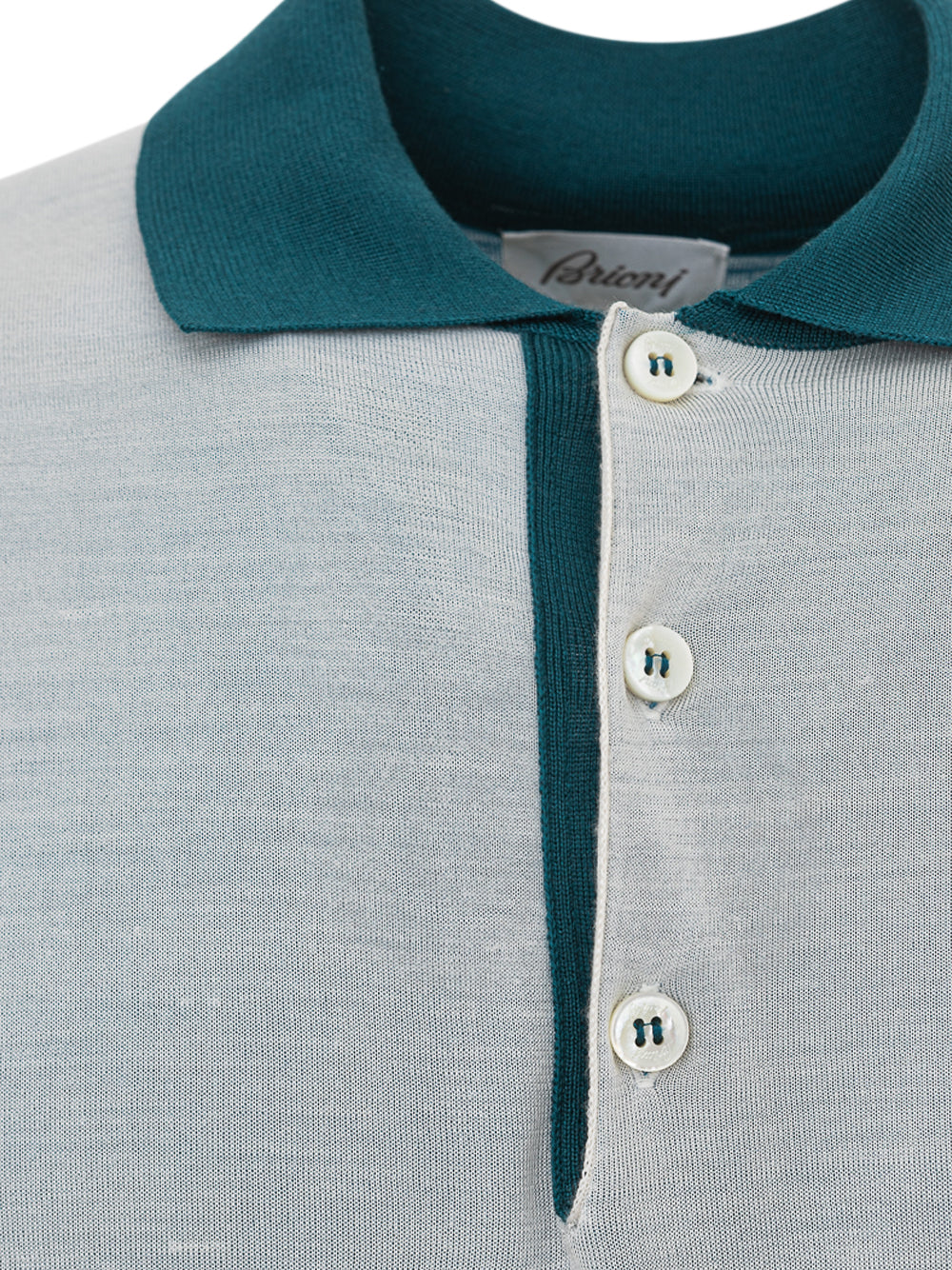 Brioni-Poloshirt aus doppeltem Stoff