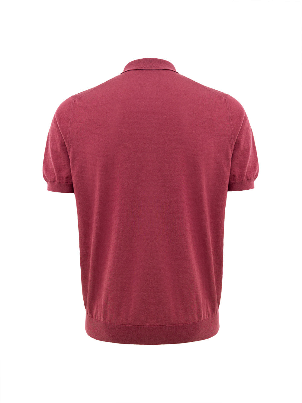 Polo Classica Knitting Pattern in Rosso Ciliegia Gran Sasso
