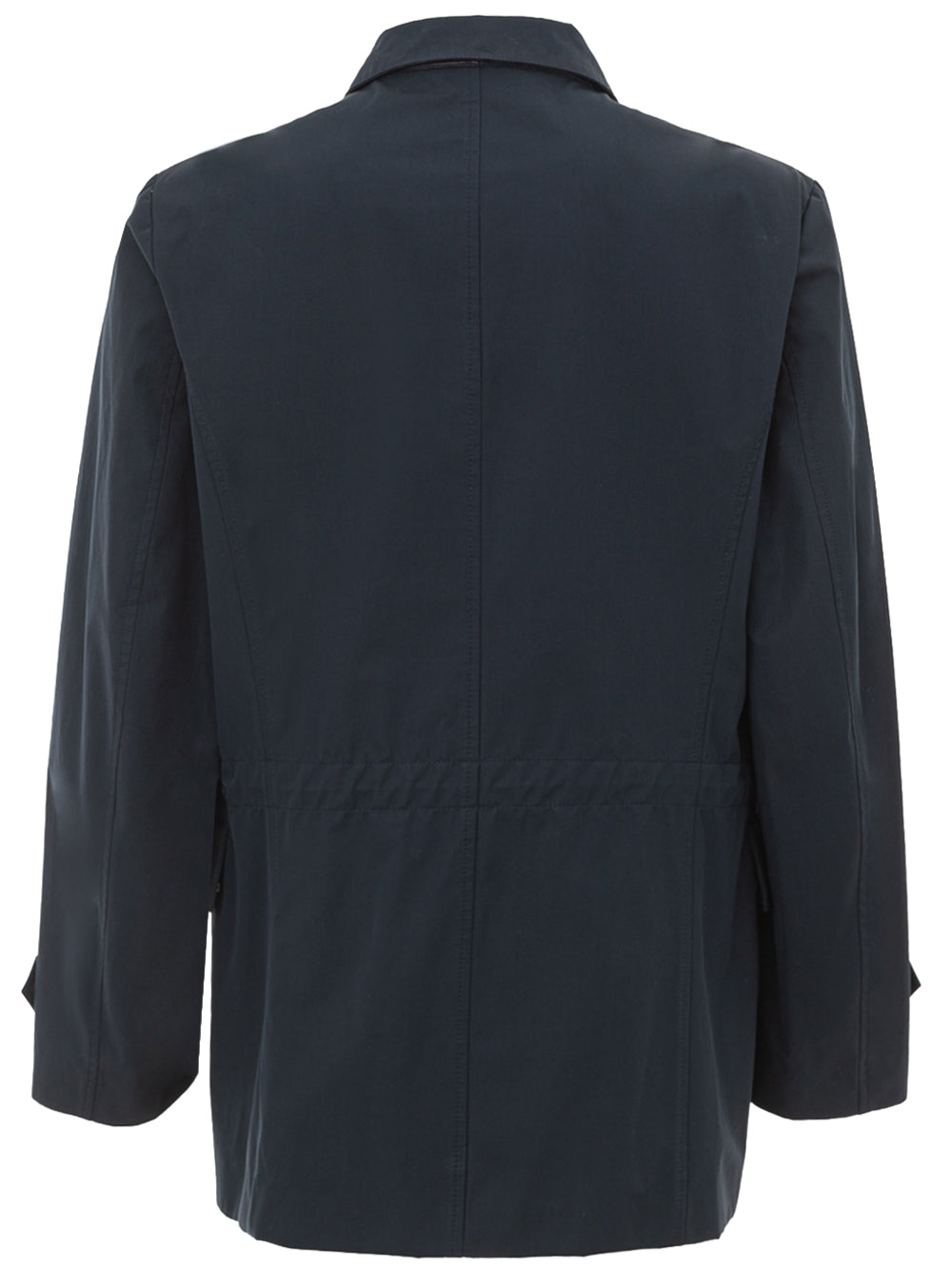 Blaue Brioni-Jacke aus technischem Stoff