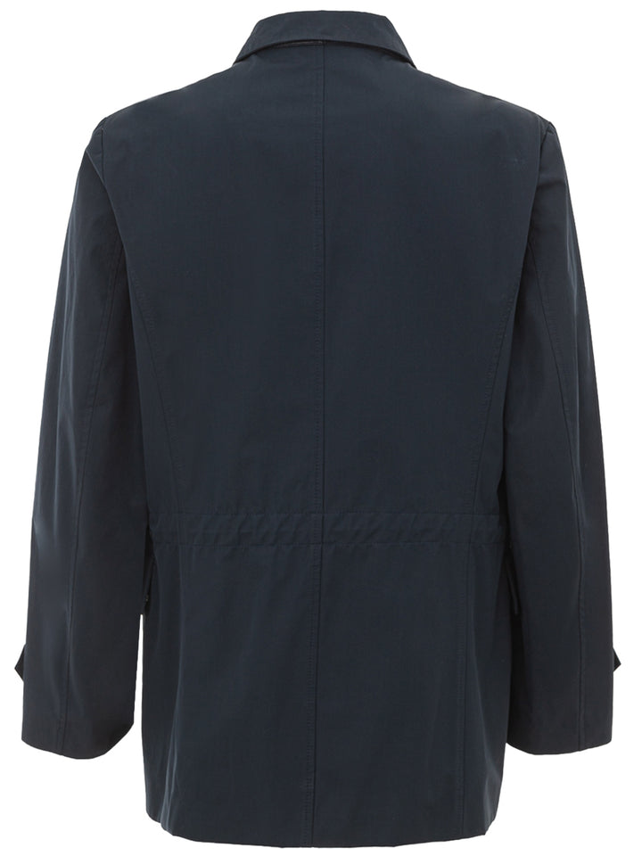 Brioni Blue Technical Fabric Jacket