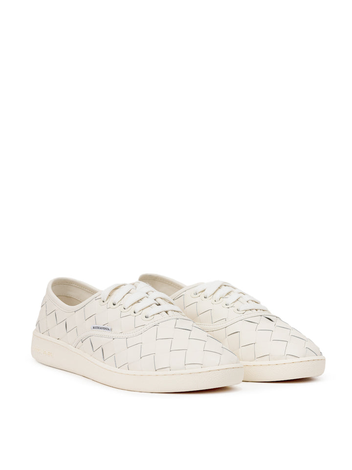 Bottega Veneta Sawyer Woven Leather Sneakers