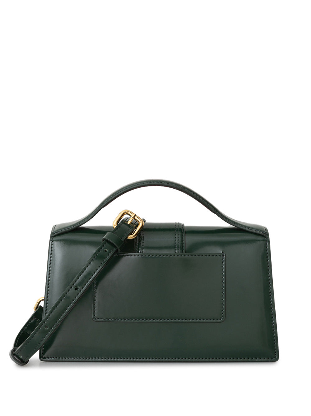 Sac Le Grand Enfant en Cuir Vert Jacquemus