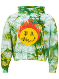Felpa con Cappuccio Tye And Dye Palm Angels