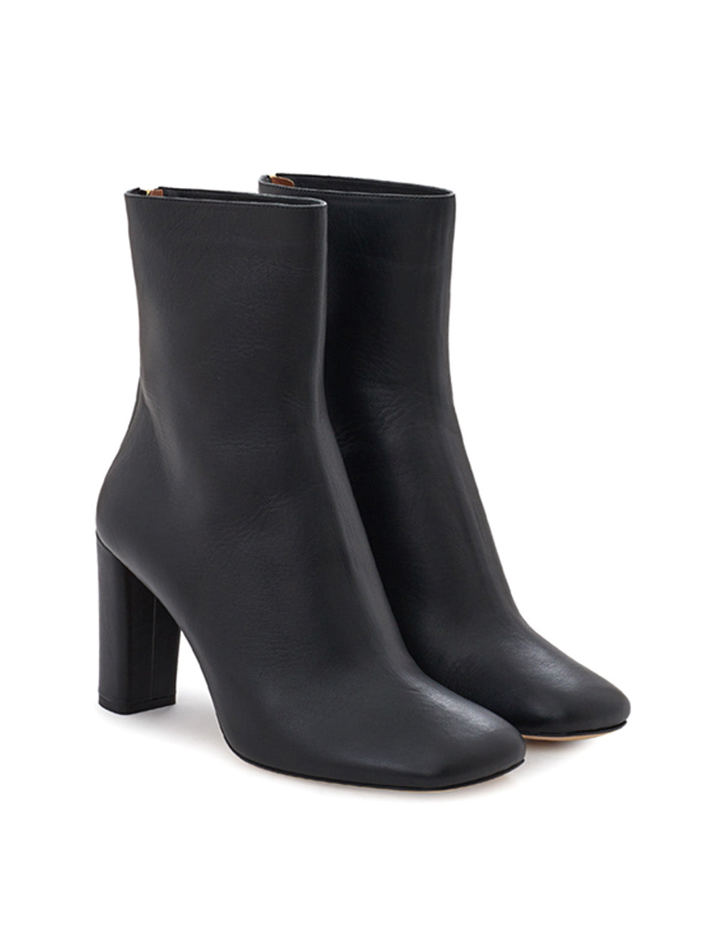 Black ankle boot with zip Paris Texas