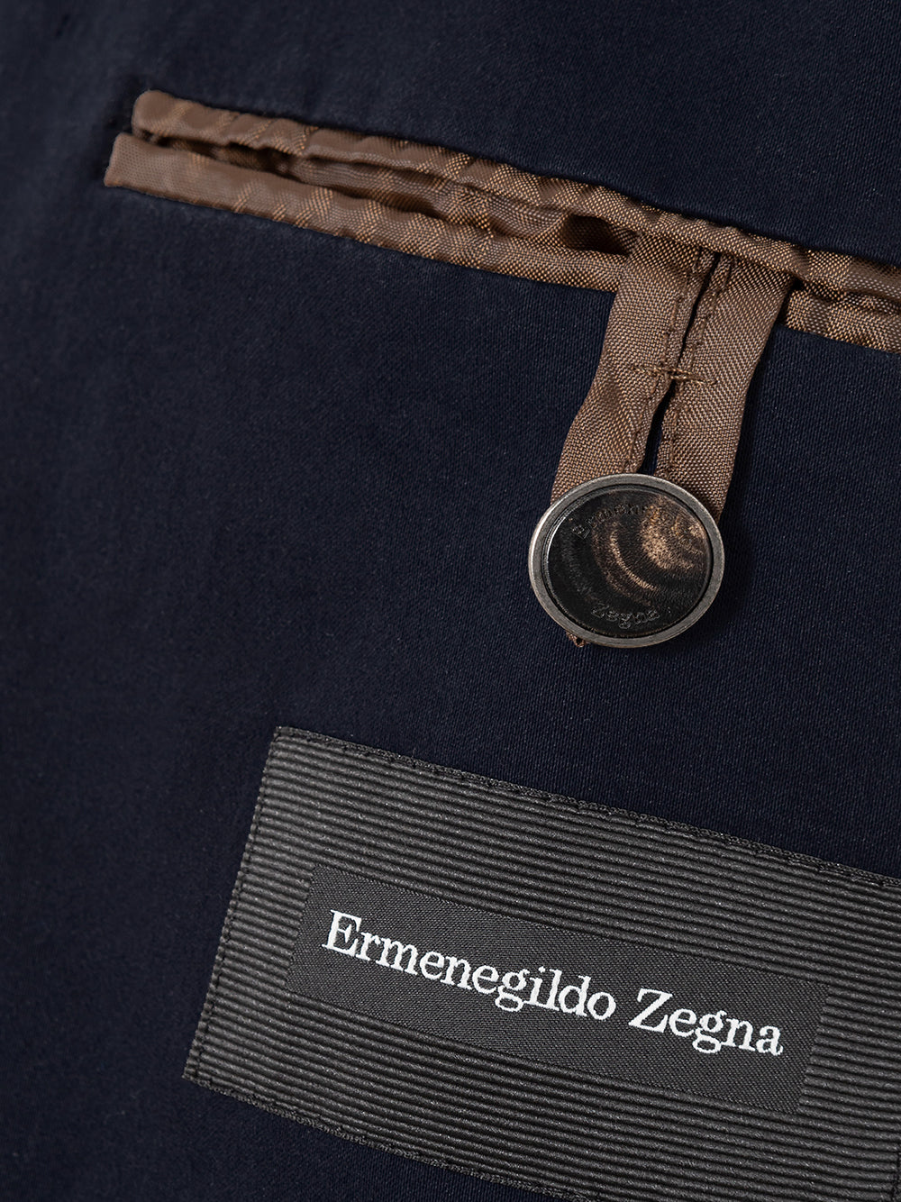 Ermenegildo Zegna Two Button Cotton Jacket