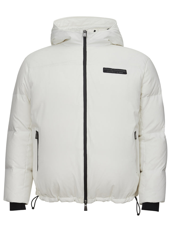 Armani Exchange White Padded Jacket