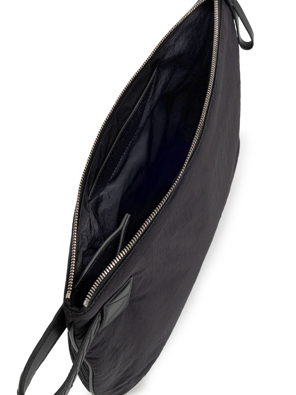 Pochette Light Paper in Nylon nero Bottega Veneta