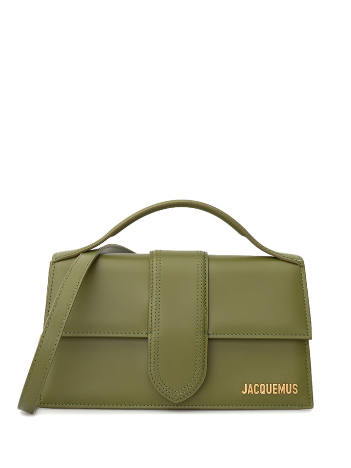 Borsa Le Grand Bambino in Pelle Verde Jacquemus