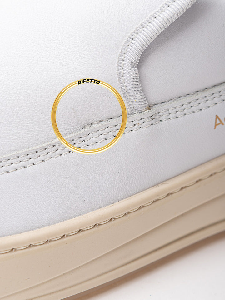 Acne Studios Zapatos sin cordones de cuero blanco