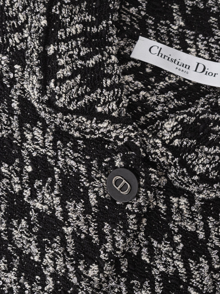 Dior Houndstooth Short-Sleeved Jacket