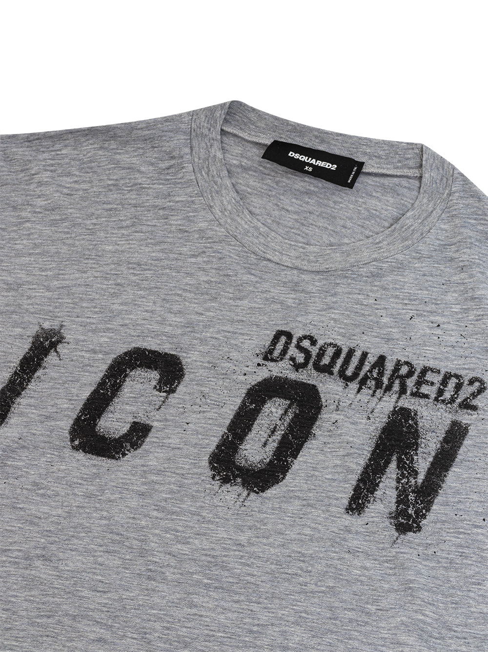 T-Shirt Grigio Mélange Dsquared2
