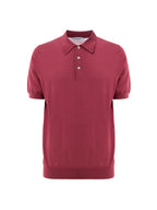 Polo Classica Knitting Pattern in Rosso Ciliegia Gran Sasso