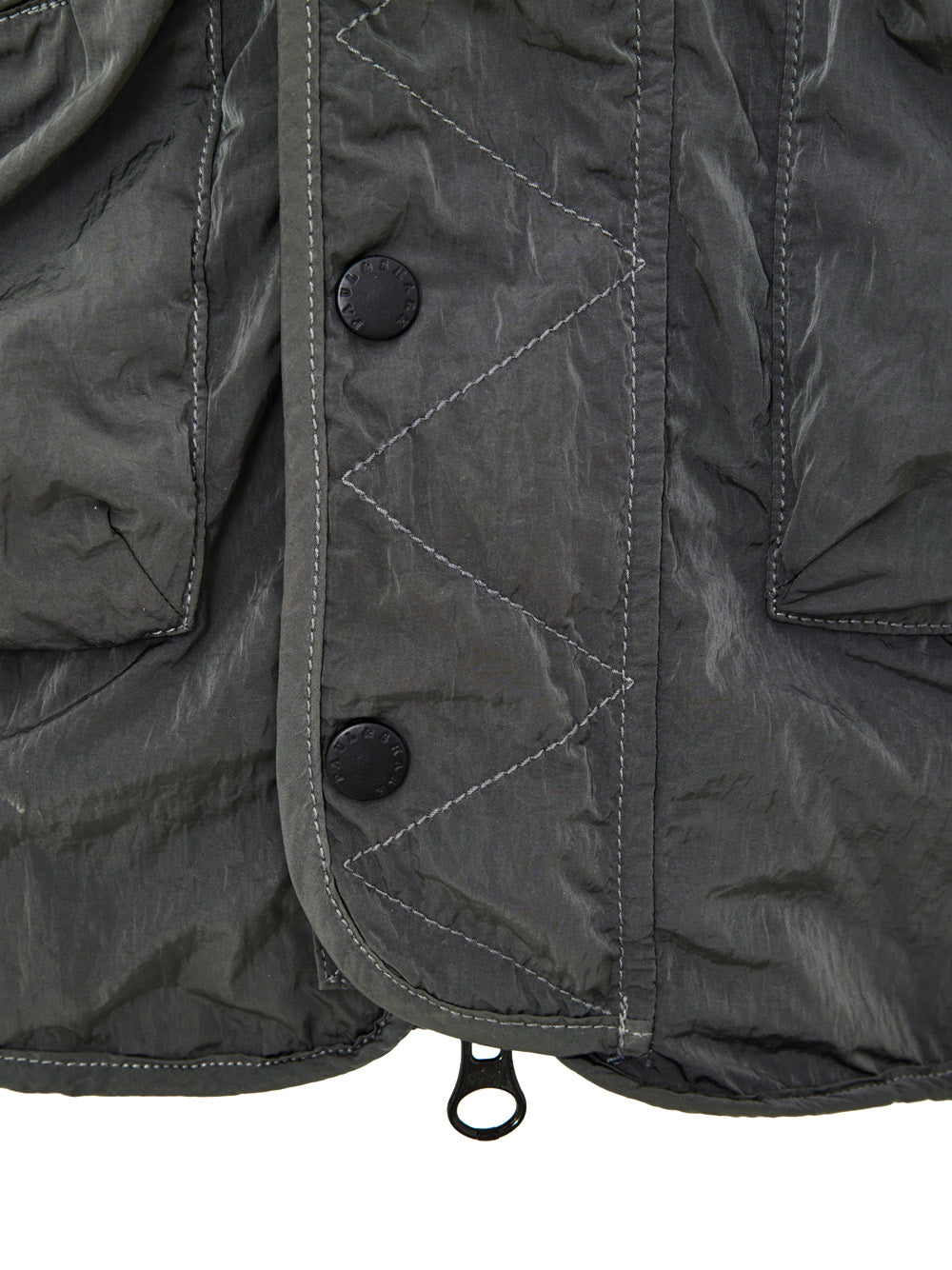 Giubbino Smanicato in Tessuto Tecnico Grigio Paul & Shark