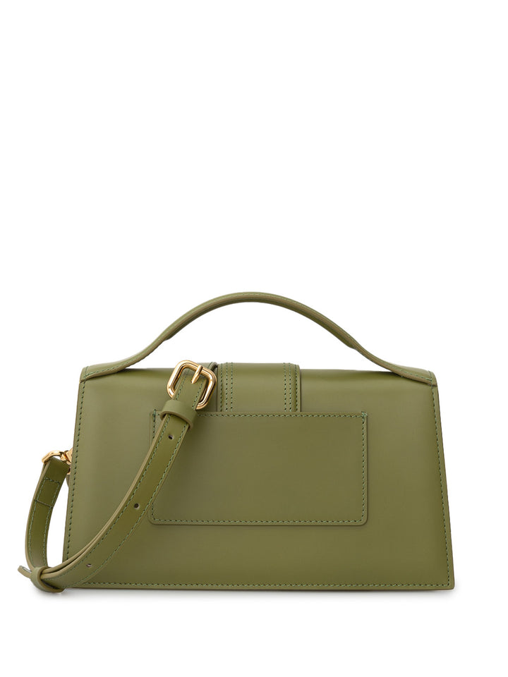 Borsa Le Grand Bambino in Pelle Verde Jacquemus