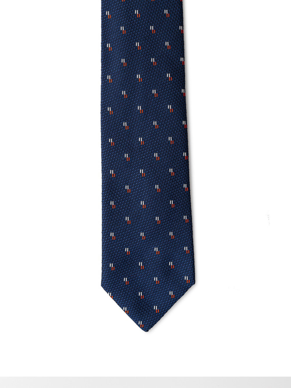 Blue silk tie by Emporio Armani