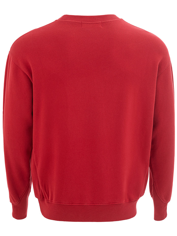 Red sweatshirt with Ambush logo