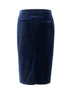 Gonna Midi in Velluto Blu Tom Ford