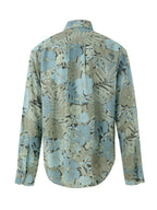 Camicia Stampa Floreale in Azzurro Tom Ford