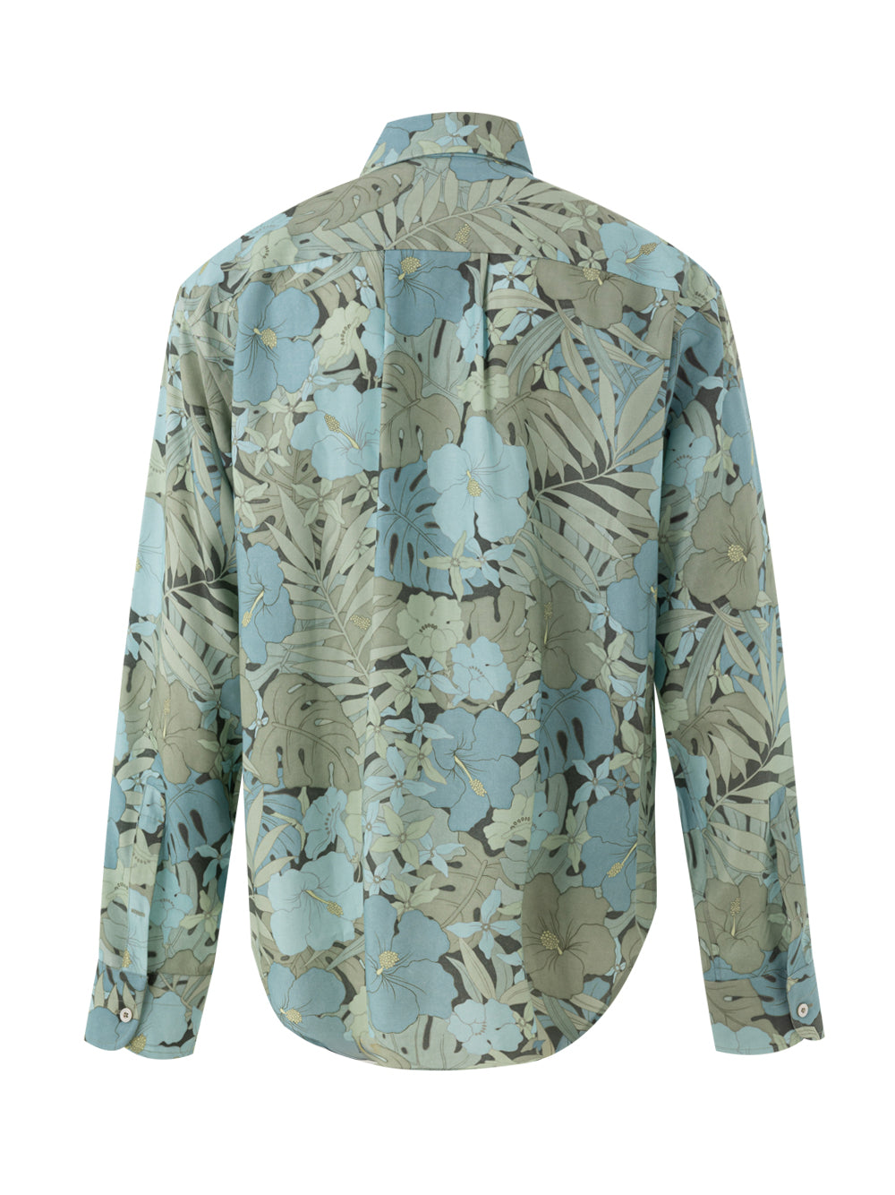 Camicia Stampa Floreale in Azzurro Tom Ford