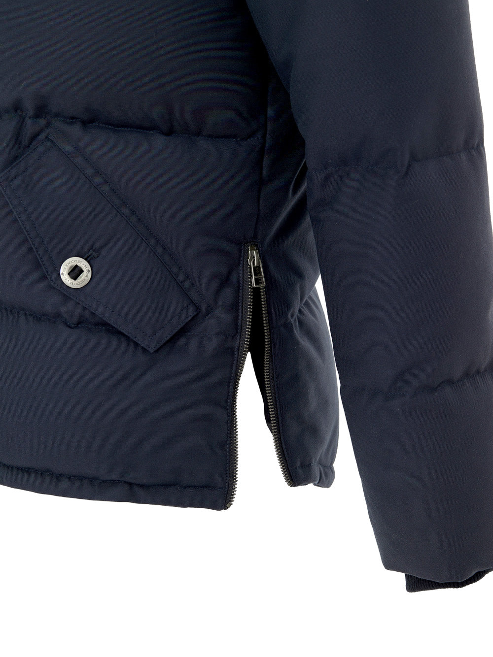 Giubbino Imbottito in Tessuto Blu Moose Knuckles